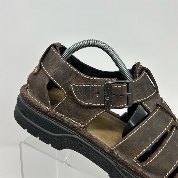 Naot Julius Men\'s Fisherman Sandals Brown Buckle Comfort Walking Shoes EU 42 main image 9